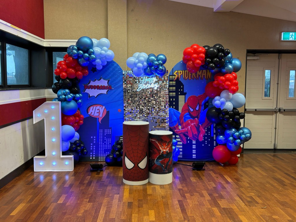 Spider-Man birthday styling